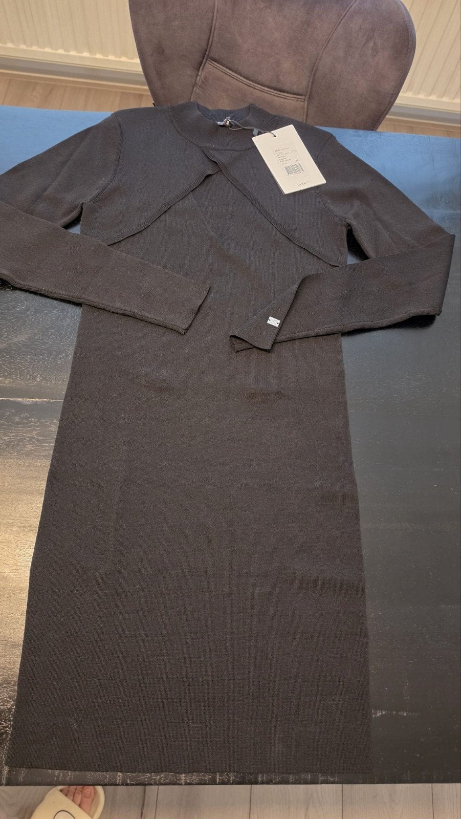 Nikkie Tara Jurk Zwart Maat 38 (M) Nieuw met kaartjes, Maat 38/40 (M), Zwart, Nieuw, Ophalen of Verzenden
