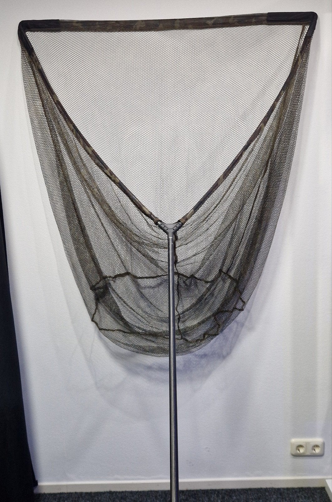Zgan Shimano schepnetsteel 3m. 2x Fox camo landing net., Ophalen, Zo goed als nieuw, Overige typen