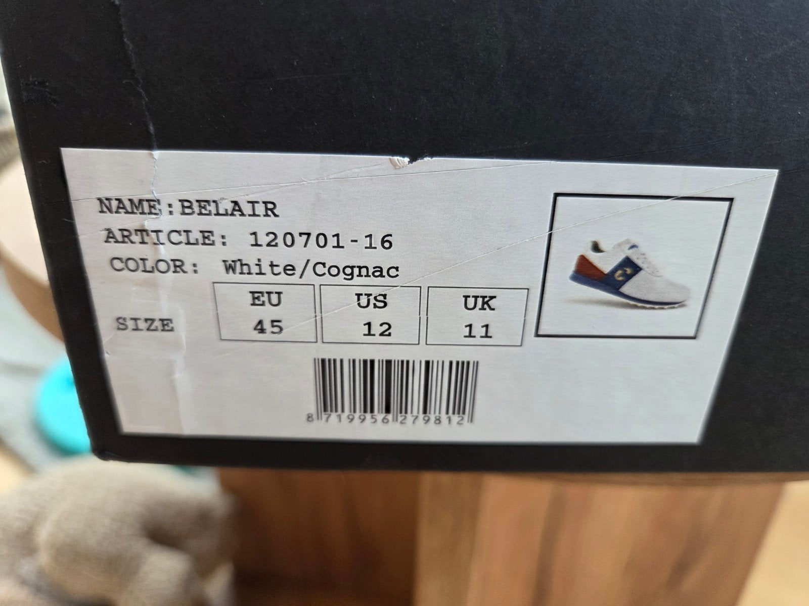 Duca del Cosma Belair golfschoenen - Maat 45, Ophalen of Verzenden, Gebruikt, Schoenen, Overige merken