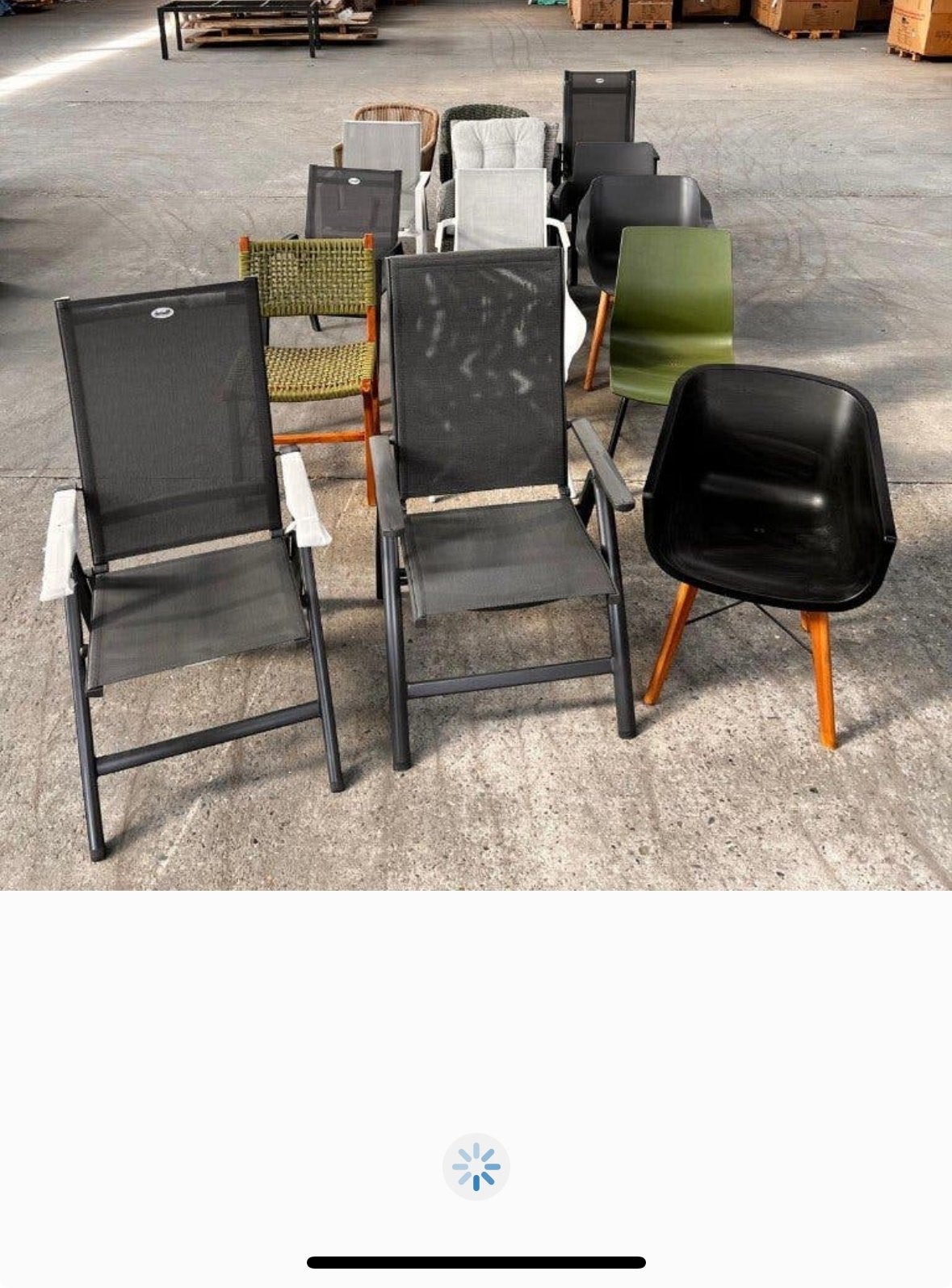 Partij verschillende tuinstoelen - alles €250 - los €20,-, Ophalen, Stoelen, Stoelen, Zo goed als nieuw