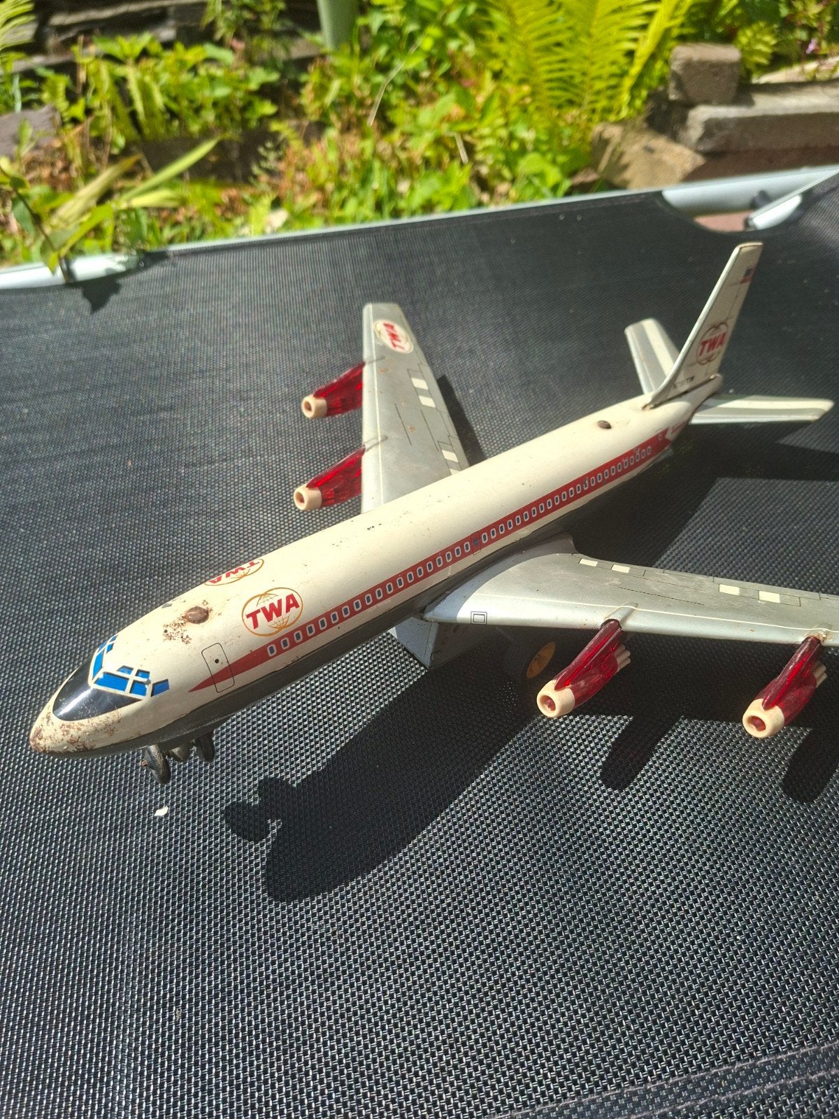 Marx TWA Boeing 707, Ophalen, Gebruikt, Schaalmodel