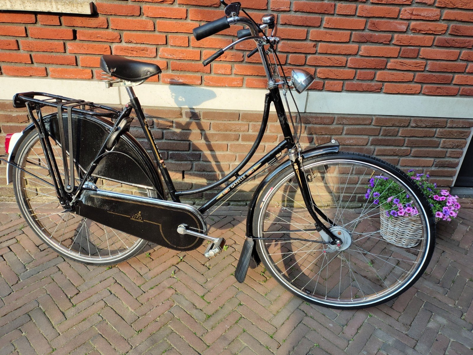 Gazelle Omafiets - Klassieke Zwarte Stadsfiets, Ophalen, Terugtraprem, Versnellingen, Gazelle