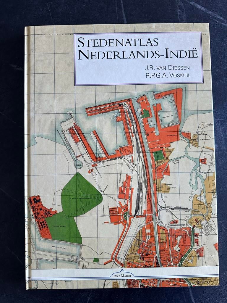 Stedenatlas Nederlands-Indië: Collectorsitem met 95 kaarten, Boeken, Overige atlassen, Overige gebieden, Ophalen of Verzenden