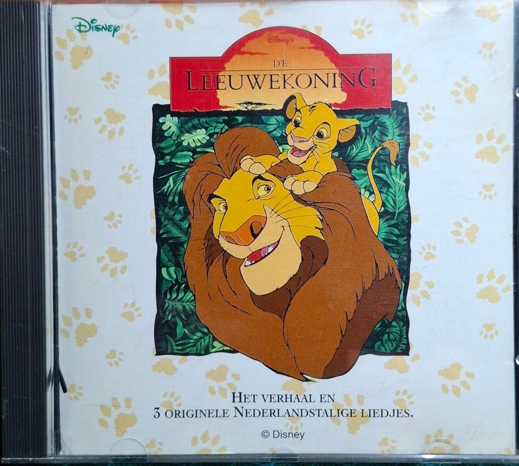 De Leeuwenkoning: Verhaal & 3 Ned Liedjes - Krasvrij CD, Ophalen of Verzenden, Zo goed als nieuw, Verhaal of Sprookje, 6 tot 9 jaar