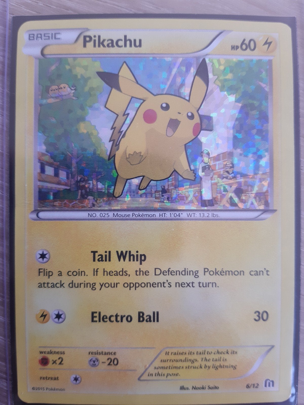 Pikachu 2015 McDonalds Promo Pokémon Kaart Foil, Ophalen of Verzenden