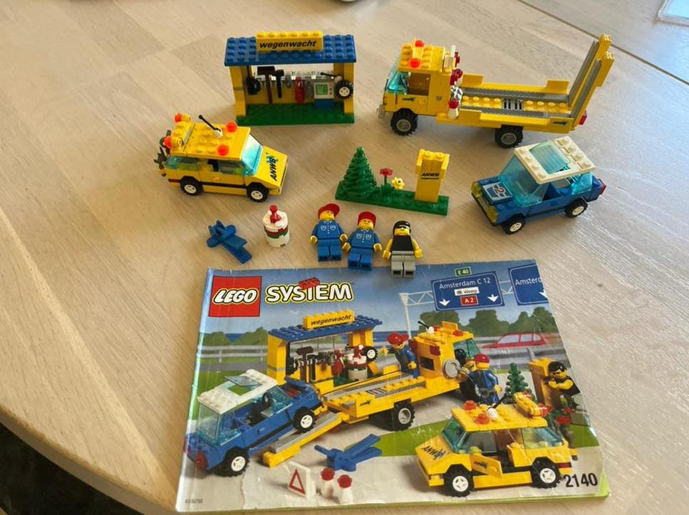 Lego System ANWB set 2140, Gebruikt, Lego, Ophalen of Verzenden, Complete set