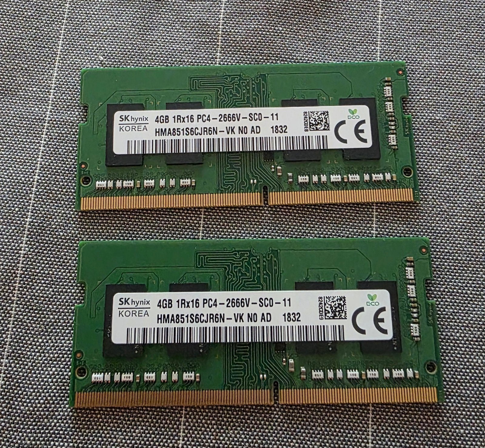 8gb ddr4 2666 sodimm, Ophalen of Verzenden, DDR4, Laptop