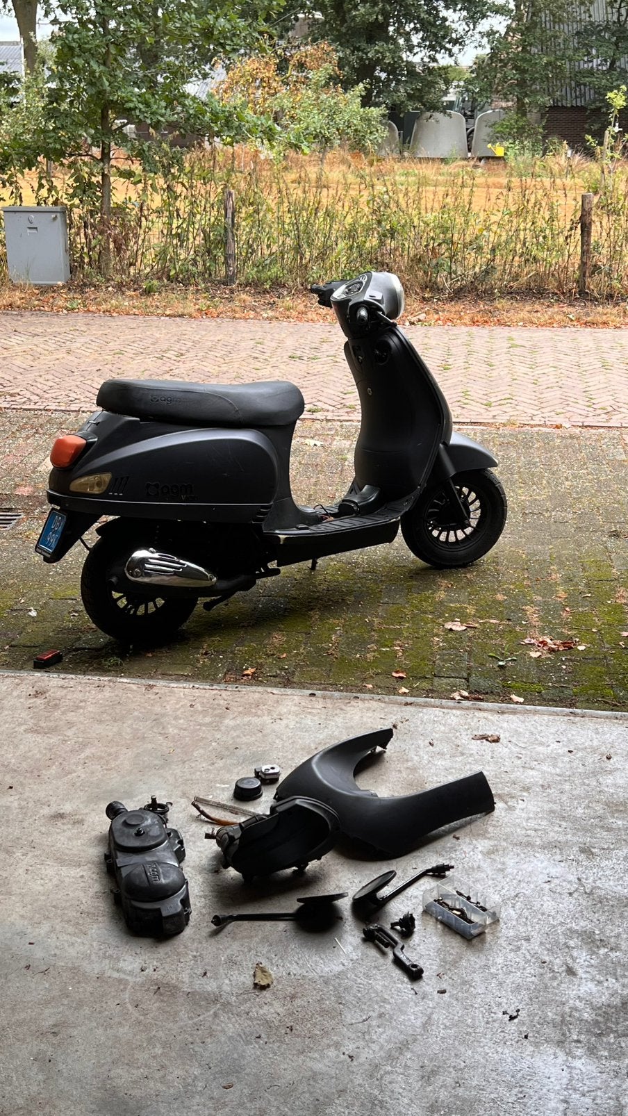 Agm VX50 snor-scooter, mist een accu. Geldig snor kenteken, Ophalen, Gebruikt, Overige typen, Overige merken