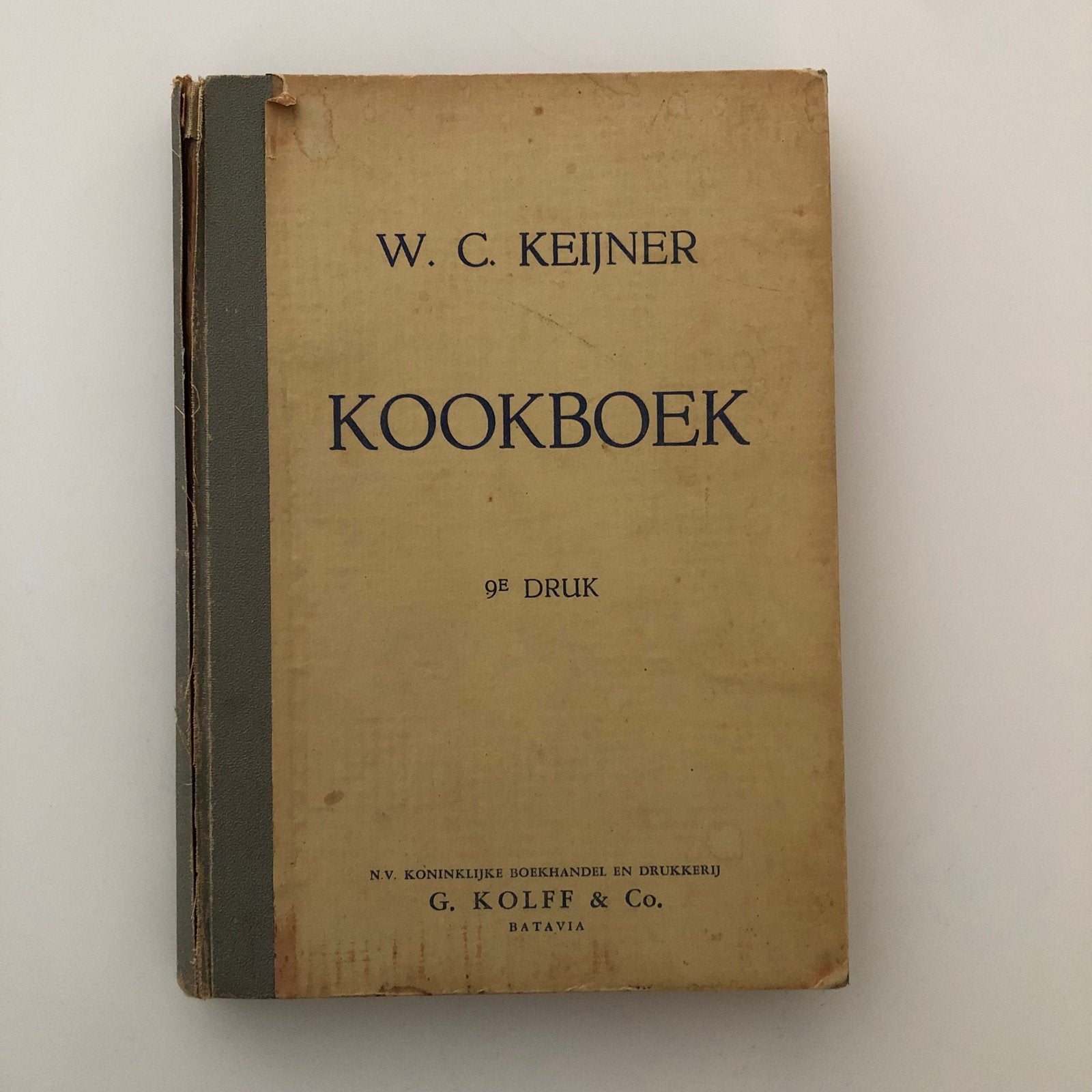 W.C. Keijner Kookboek - 9e Druk (1948), Boeken, Kookboeken, Ophalen of Verzenden, Gelezen, Nederland en België, Voorgerechten en Soepen