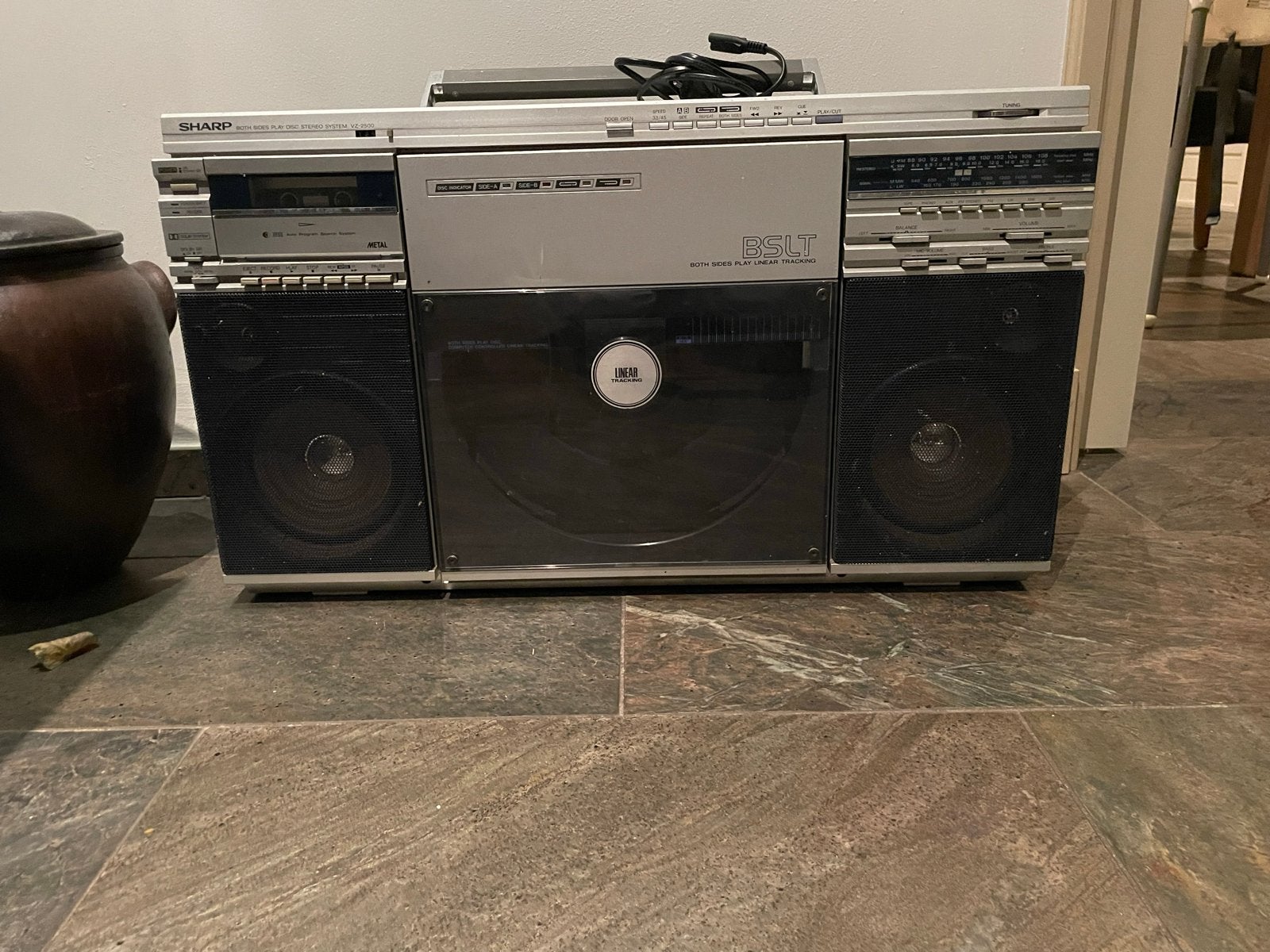 Sharp VZ-2500 Stereo Systeem met Platenspeler en Cassettedec, Ophalen, Gebruikt, Cassettedeck, Losse componenten