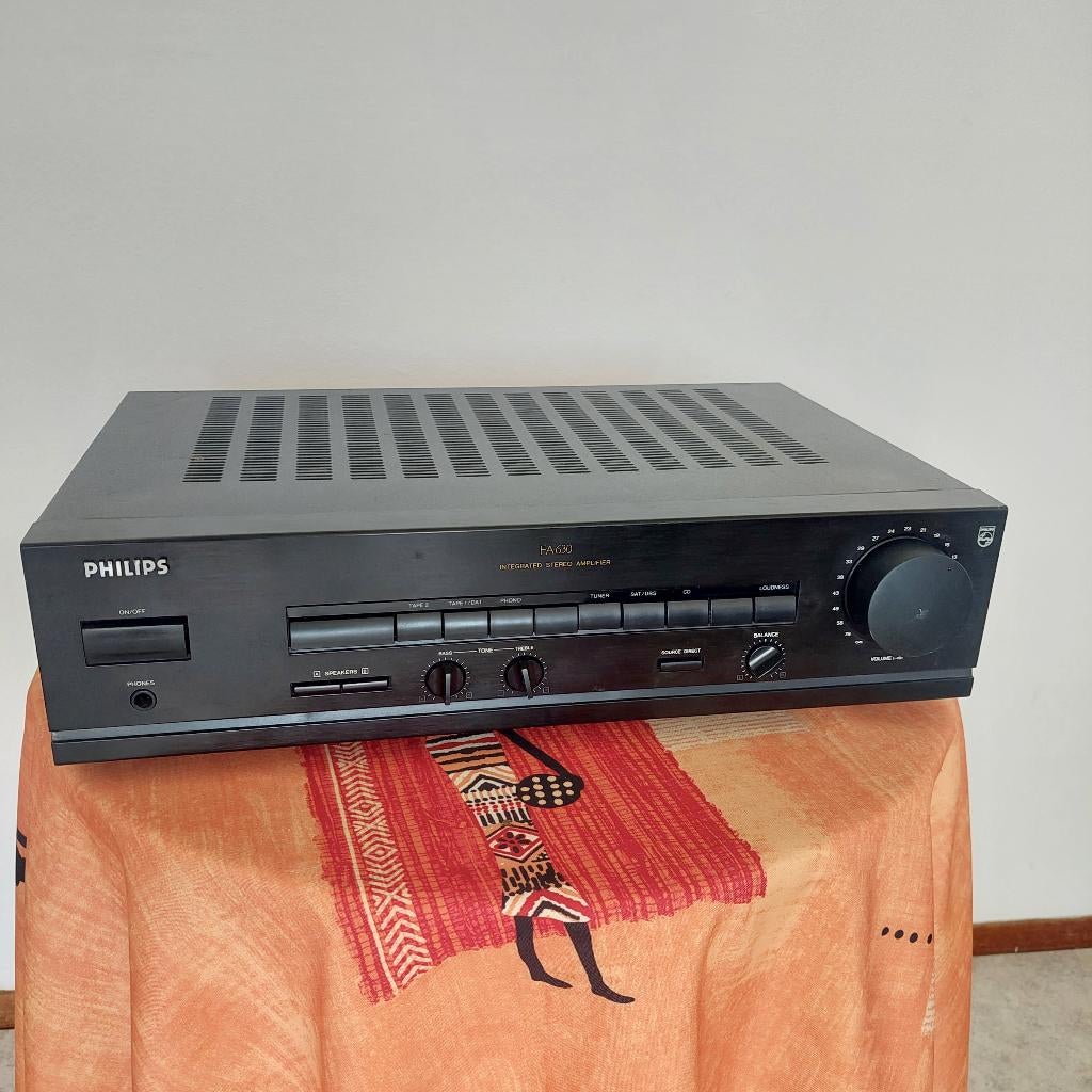Philips Stereo Amplifier FA630, Overige merken, Ophalen of Verzenden, Zo goed als nieuw, 60 tot 120 watt