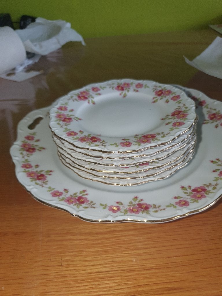 gebakstel 7 delig, Antiek en Kunst, Ophalen of Verzenden