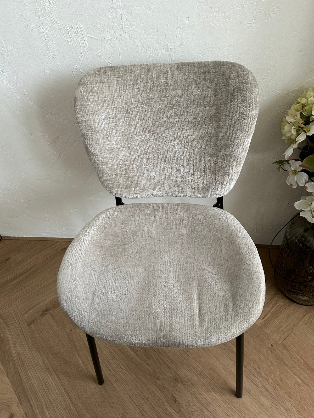 Eetkamer stoelen, Ophalen, Zo goed als nieuw, Stof, Vier