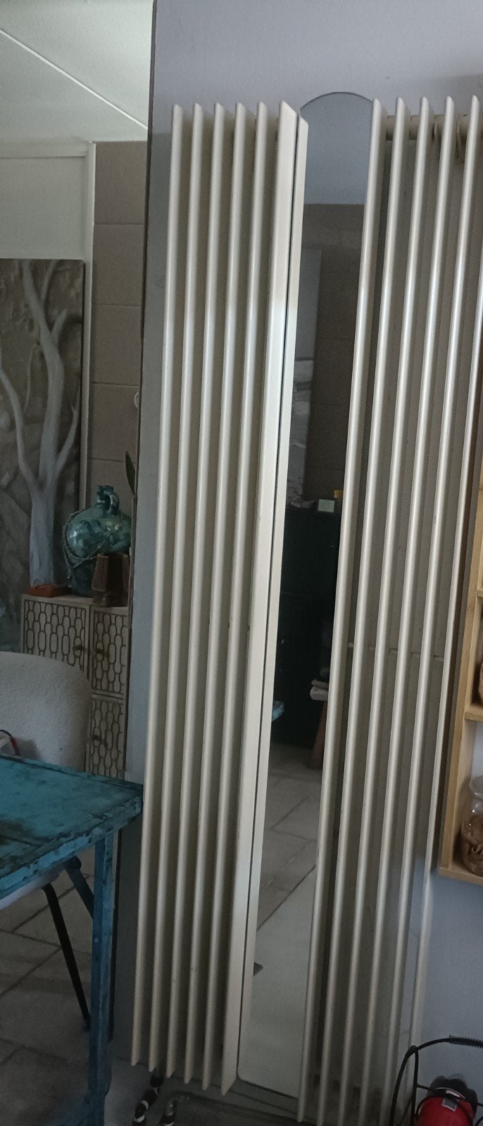 Verwarming met spiegel - uniek design, Ophalen