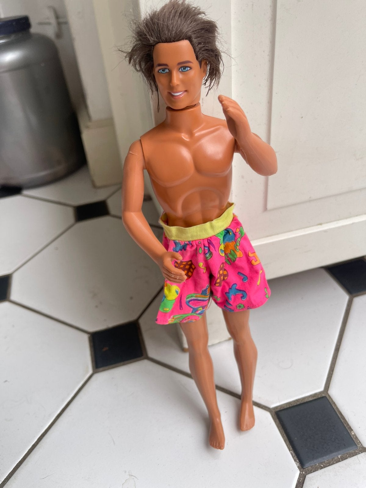 Vintage Ken Barbie Pop -, Ophalen of Verzenden, Gebruikt, Barbie