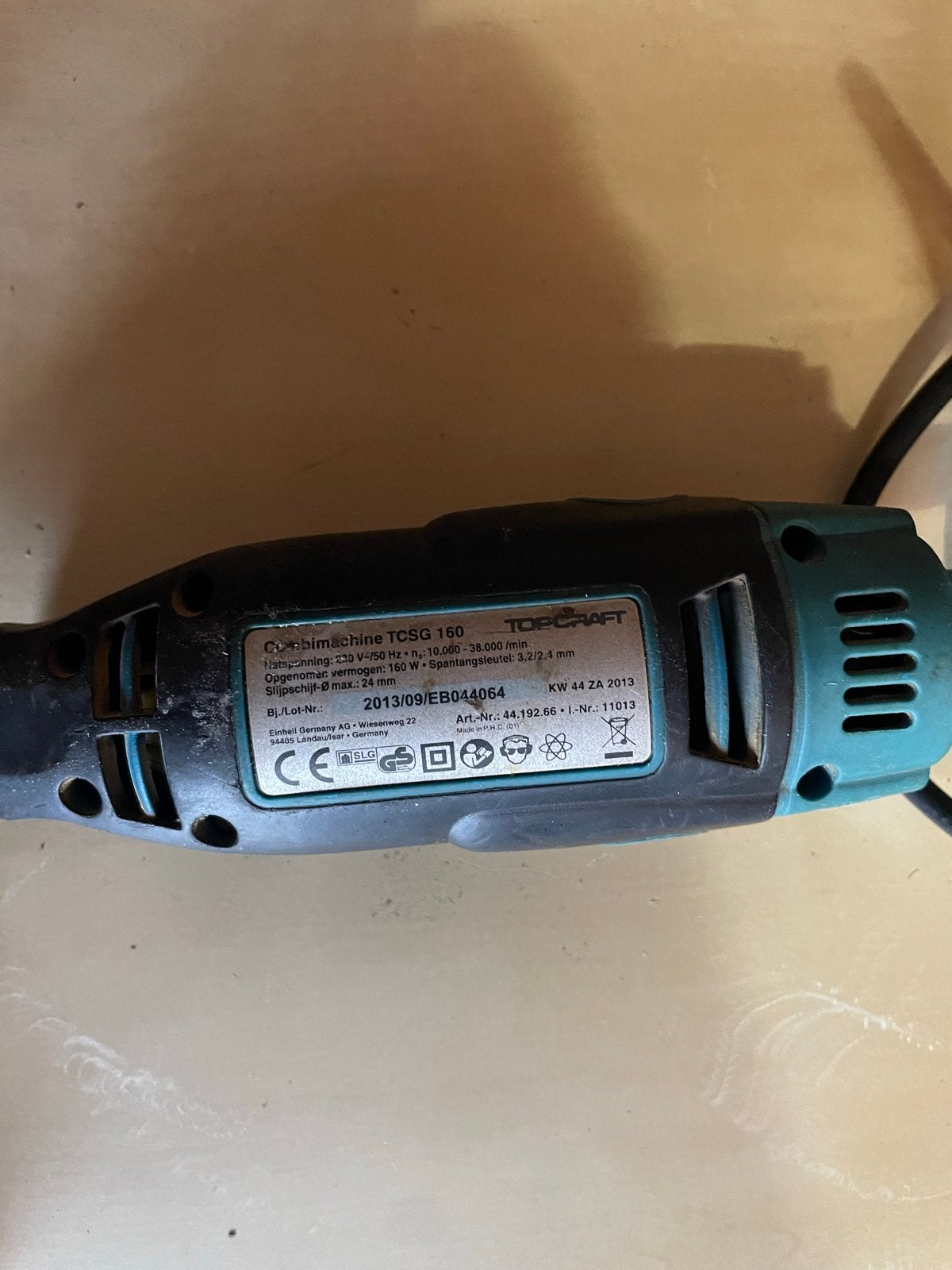 Topcraft TCSG 160, Ophalen, Gebruikt