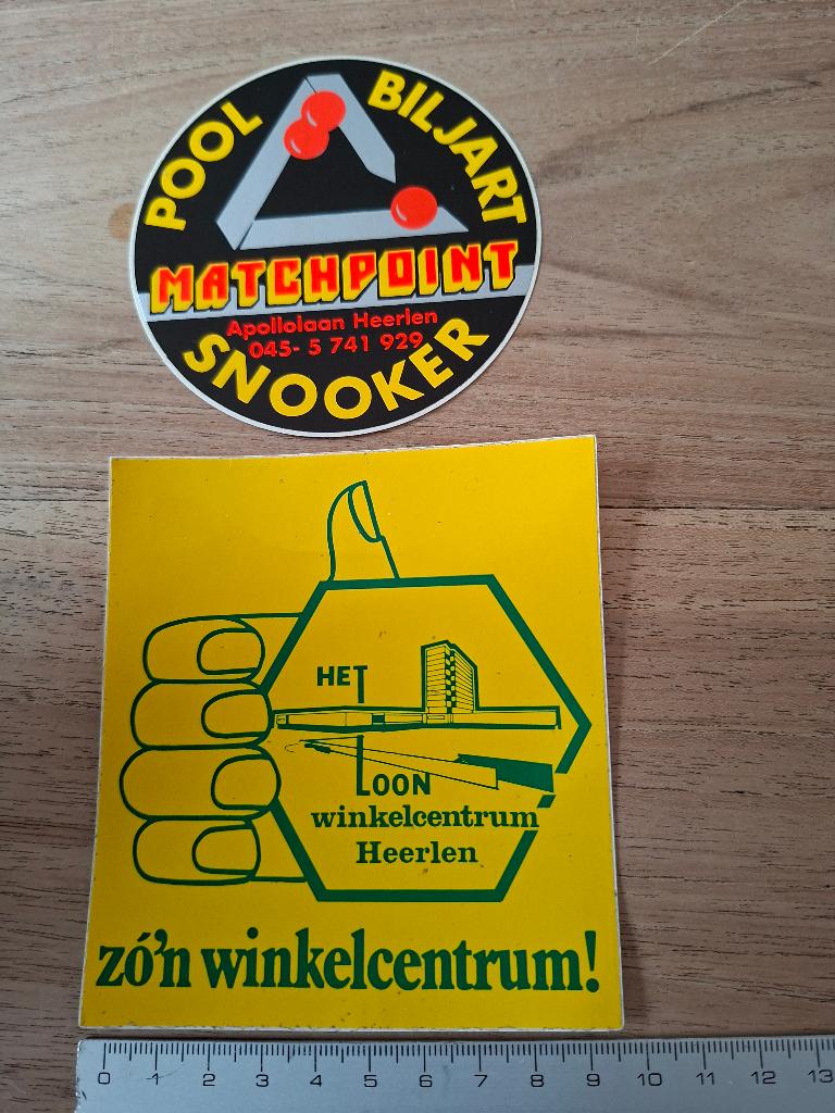 Stickers Heerlen, Ophalen of Verzenden, Zo goed als nieuw, Overige typen