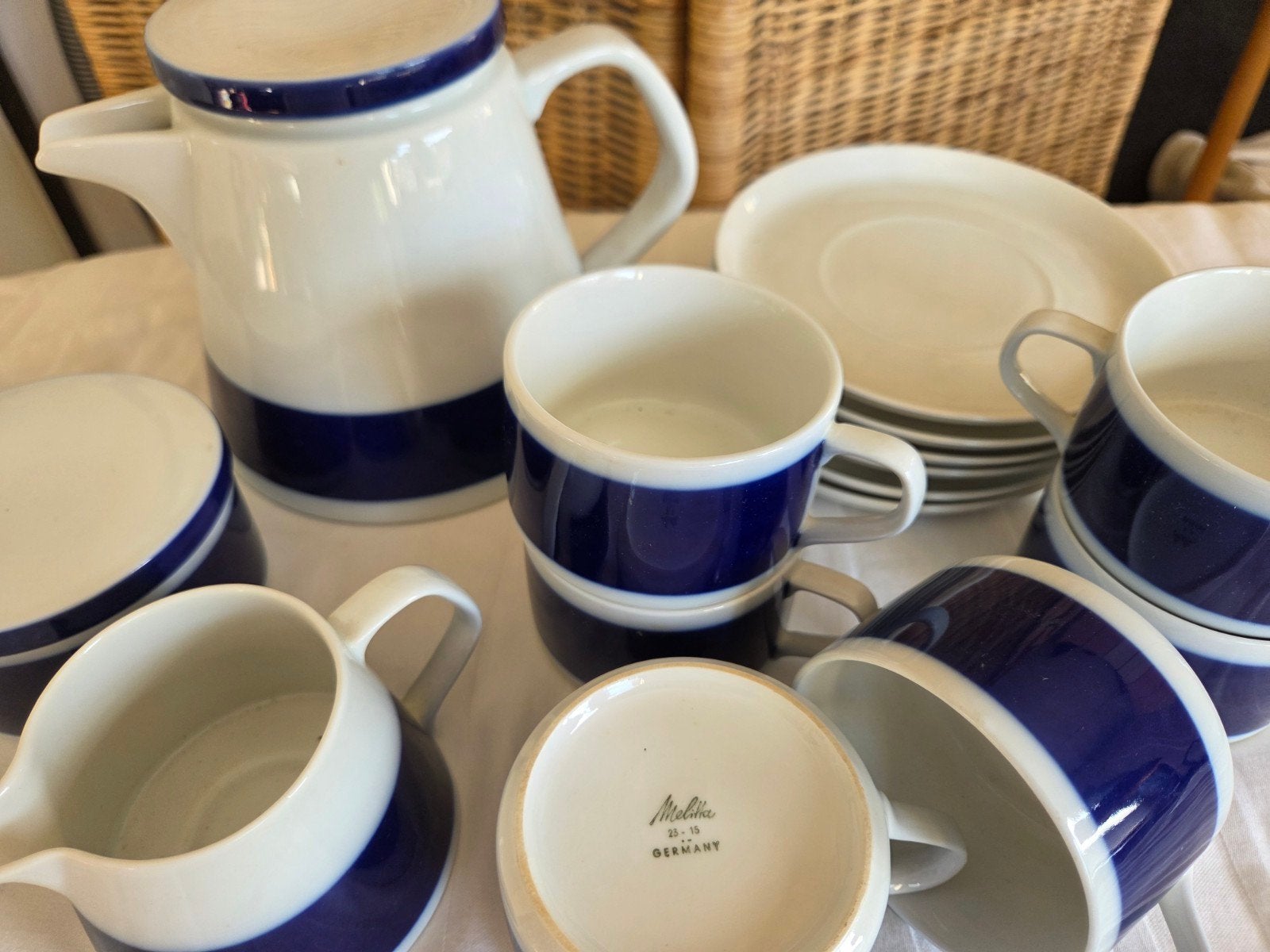 koffie/theeservies, Ophalen
