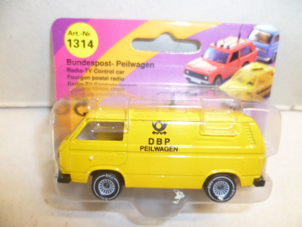Siku 1314 Volkswagen Transporter DBP Peilwagen modelauto, Ophalen of Verzenden, Nieuw, Auto