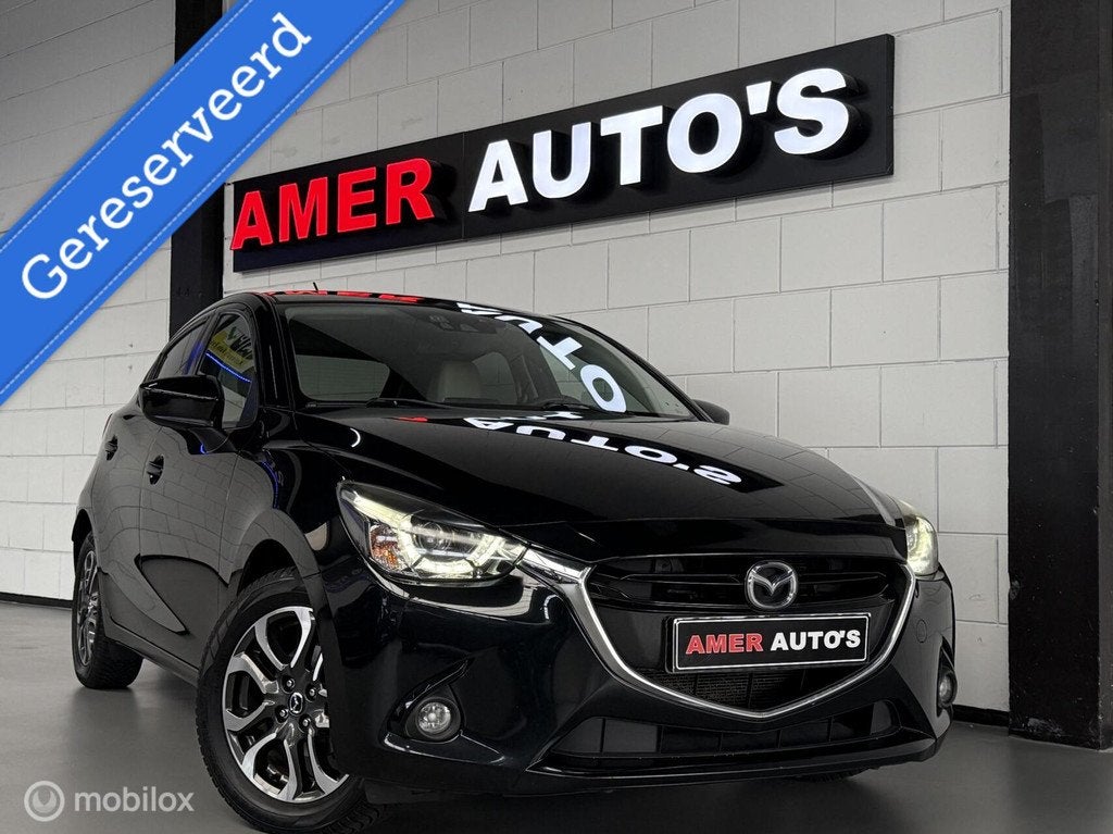 Mazda 2 1.5 Skyactiv-G GT-M/Automaat/Half leder/Xenon/UNIEK!, Auto's, Mazda, Bedrijf, ABS, Airbags, Airconditioning, Alarm, Automatische klimaatregeling