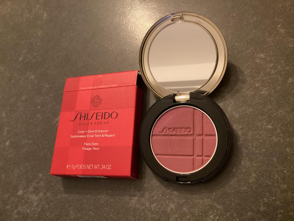 Shiseido Color + Glow Enhancer - Purple Amethyst, Gehele gezicht, Paars, Ophalen of Verzenden, Zo goed als nieuw