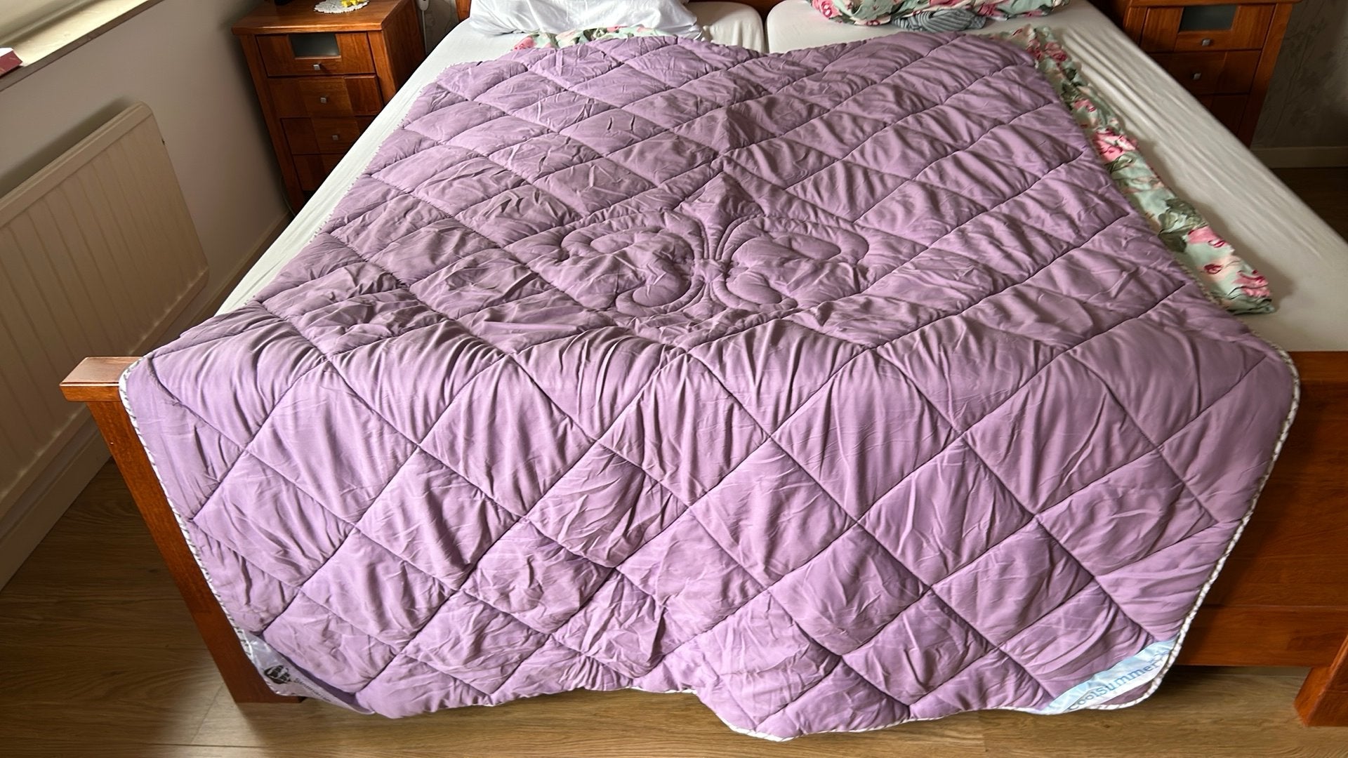 Zomerdekbed 150x220, Ophalen, Zo goed als nieuw, Eenpersoons, Kussen
