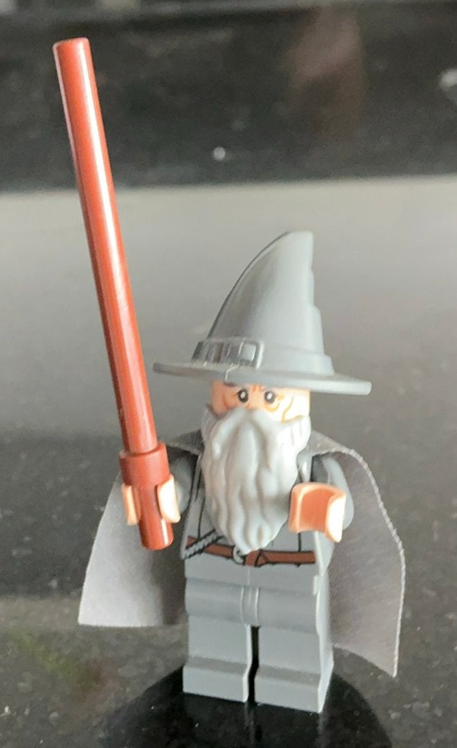 Lego Lord of the Rings Minifigure: Gandalf by LEGO, Ophalen of Verzenden, Zo goed als nieuw, Actiefiguurtje
