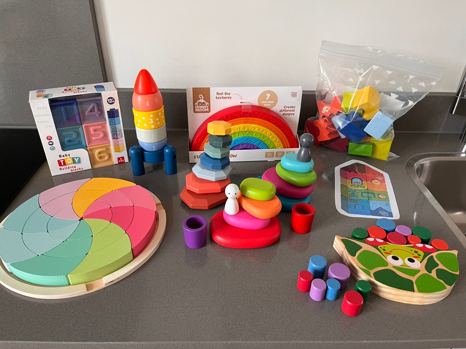 Leuke montessori spelletjes - loose parts speelgoed, Kinderen en Baby's, Speelgoed | Educatief en Creatief, Ophalen of Verzenden
