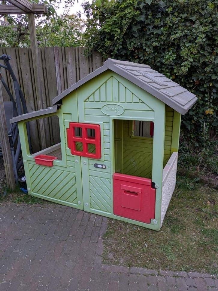 Speelhuis smoby, Kinderen en Baby's, Speelgoed | Buiten | Speelhuisjes, Ophalen, Gebruikt, Kunststof
