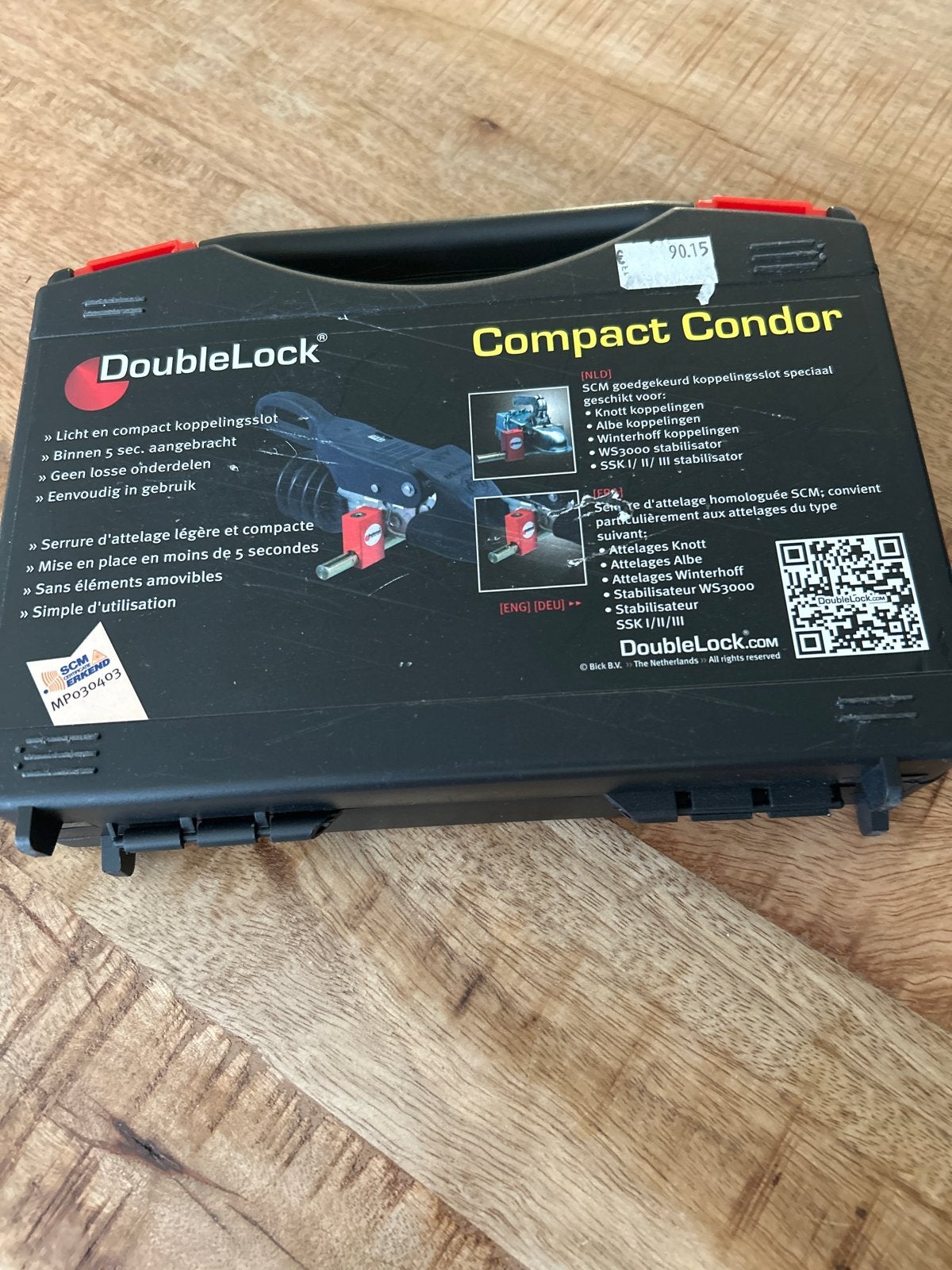 DoubleLock Compact Condor SCM gekeurd koppelingsslot, Ophalen, Nieuw