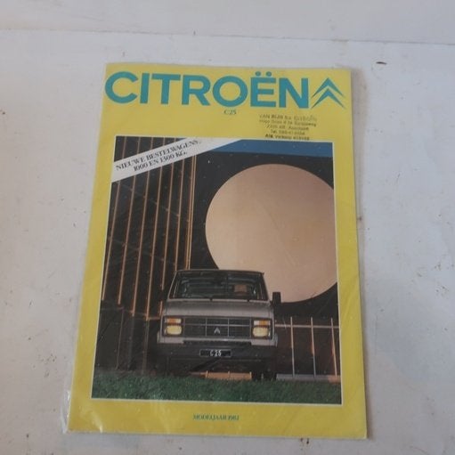 Citroen C 25 folder brochure NL tekst 1982 origineel C25, Ophalen of Verzenden, Gelezen, Citroën