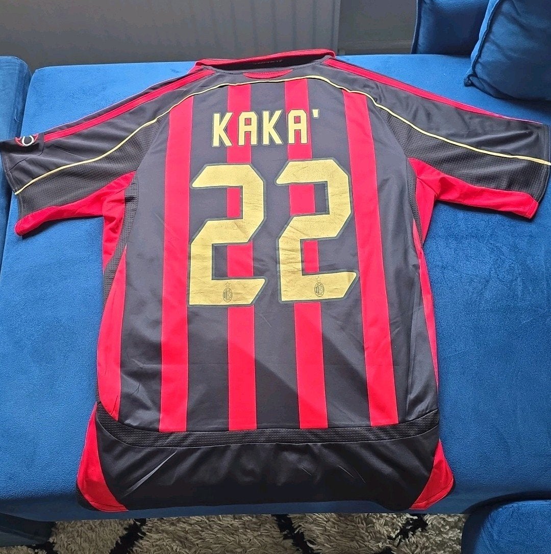Origineel AC Milan Kaka #22 thuisshirt, Maat 52/54 (L), Meerkleurig, Ophalen of Verzenden, Adidas