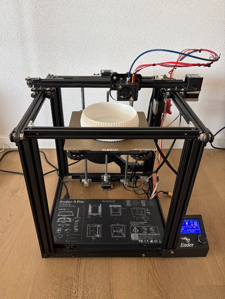 Creality Ender Pro 5  3D printer incl. accessoires, Ophalen, Gebruikt, Filament, Creality