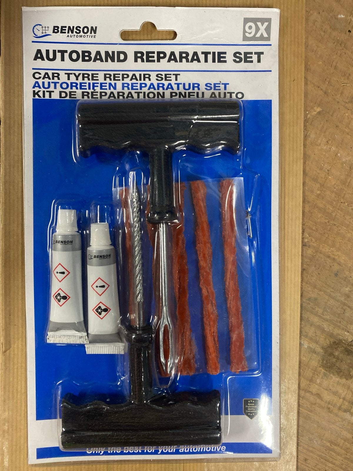 Nieuwe Autoband Reparatie Set - Benson Automotive, Ophalen of Verzenden, Nieuw