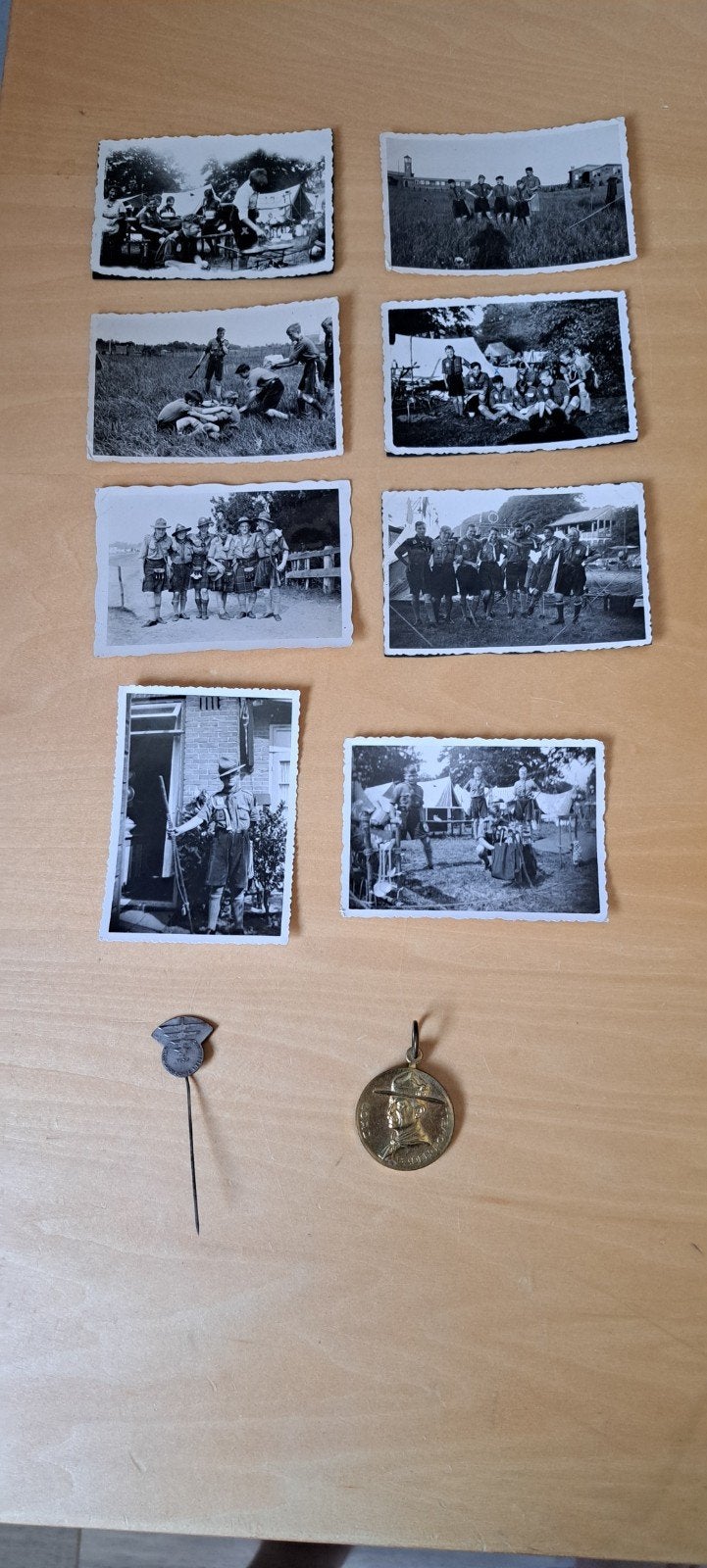 Jamboree 1937 Scout Foto's en Medailles, Ophalen of Verzenden, Voor 1940, Gebruikt