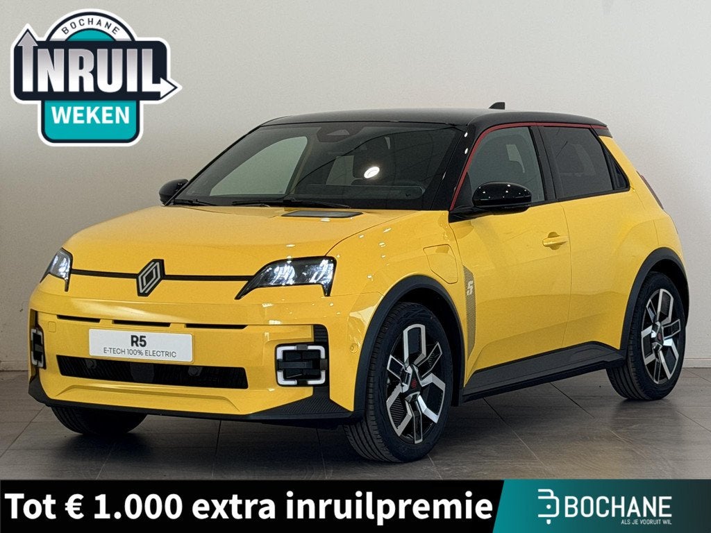 Renault 5 Comfort Range Techno 52 kWh | Pack Winter | Harman, Auto's, Renault, Stof, Automatische klimaatregeling, Nieuw, Te koop