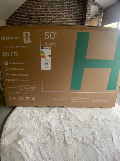 TV, QLED, 50 Hz, Nieuw, 100 cm of meer