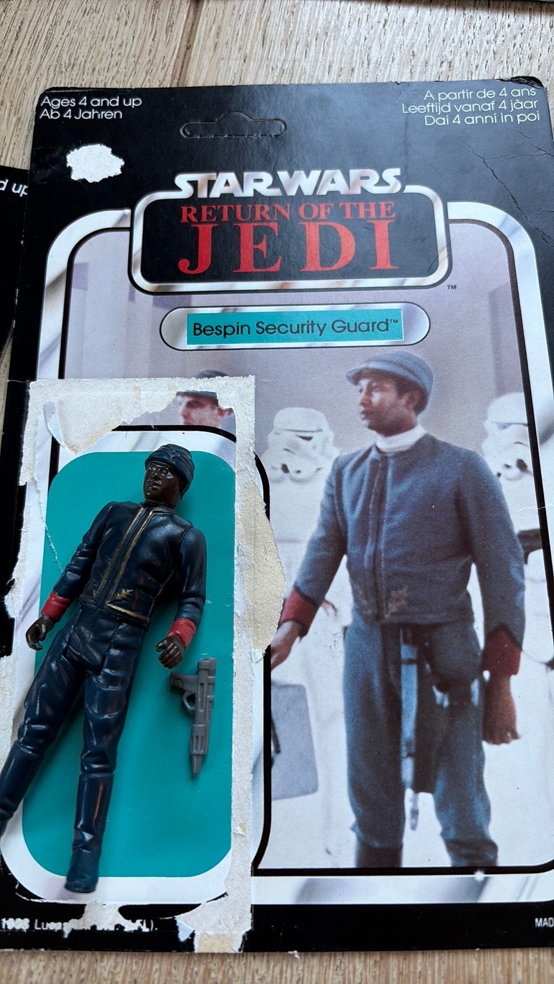 Star Wars Return of the Jedi Bespin Security Guard 1981, Ophalen of Verzenden, Gebruikt