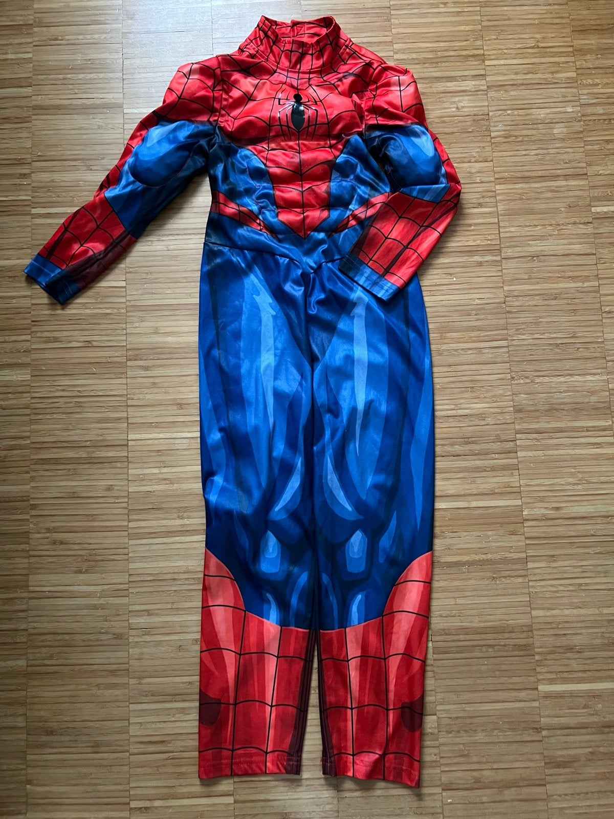 Spiderman pak v Disney met masker & handschoenen maat 116, Ophalen of Verzenden, Zo goed als nieuw, Jongen of Meisje, Overige typen