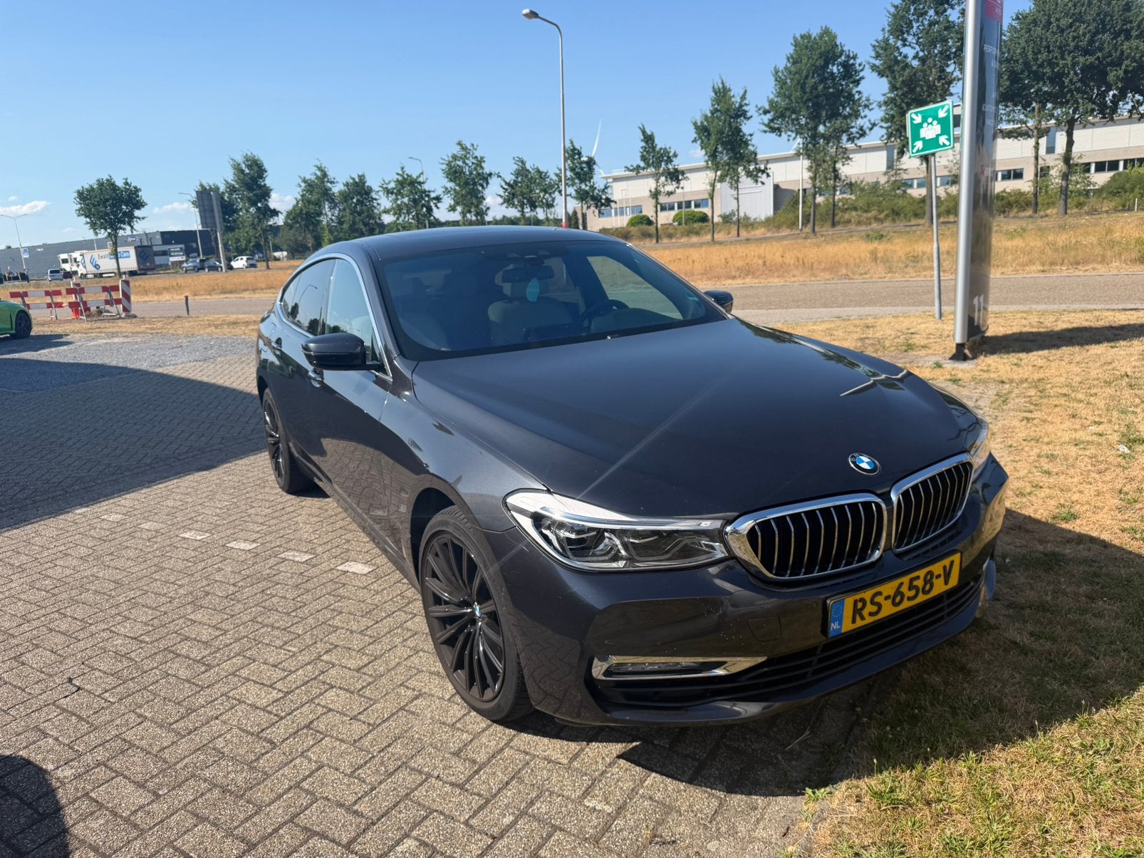 BMW 6-Serie 630i 258pk Aut 2018 Grijs, Auto's, BMW, 6-Serie, Benzine, B, Hatchback, Automaat, Origineel Nederlands, Zilver of Grijs