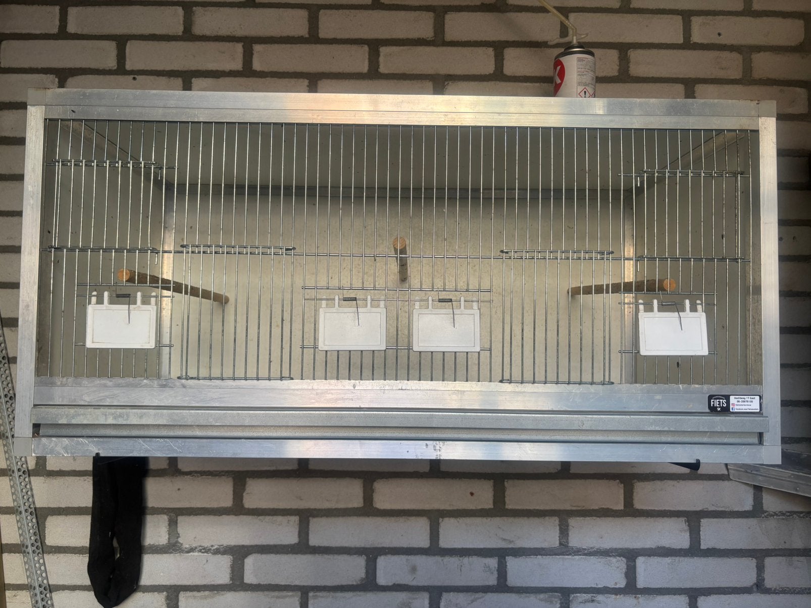 Broedkooi aluminium/ trespa, Ophalen, Zo goed als nieuw, Aluminium, Broedkooi of Kweekkooi