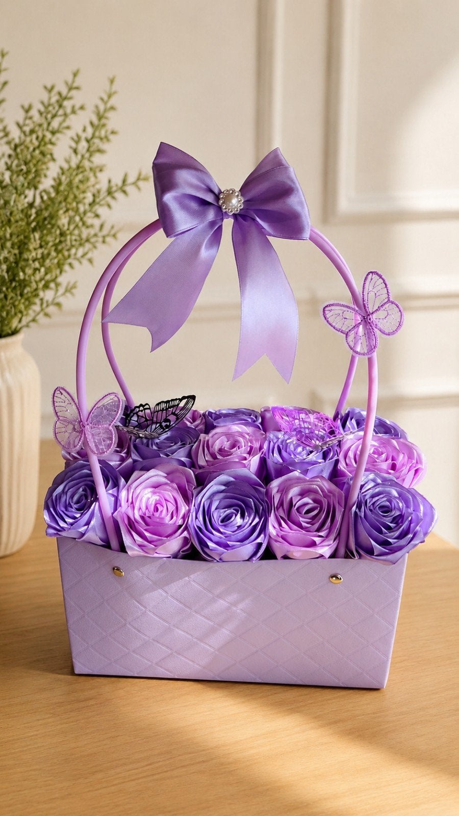 Flowerbox- cadeau voor elke gelegenheid, Ophalen of Verzenden, Halfschaduw, Minder dan 100 cm