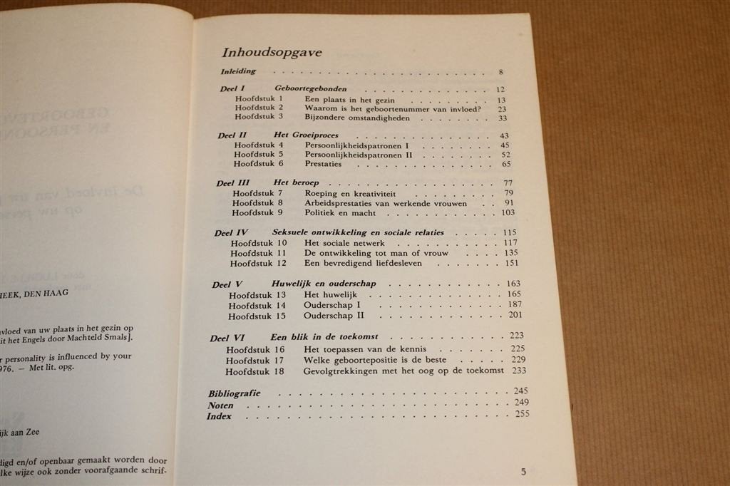 Geboortevolgorde & Persoonlijkheid — Invloed Gezinspositie, Boeken, Ophalen of Verzenden, Gelezen