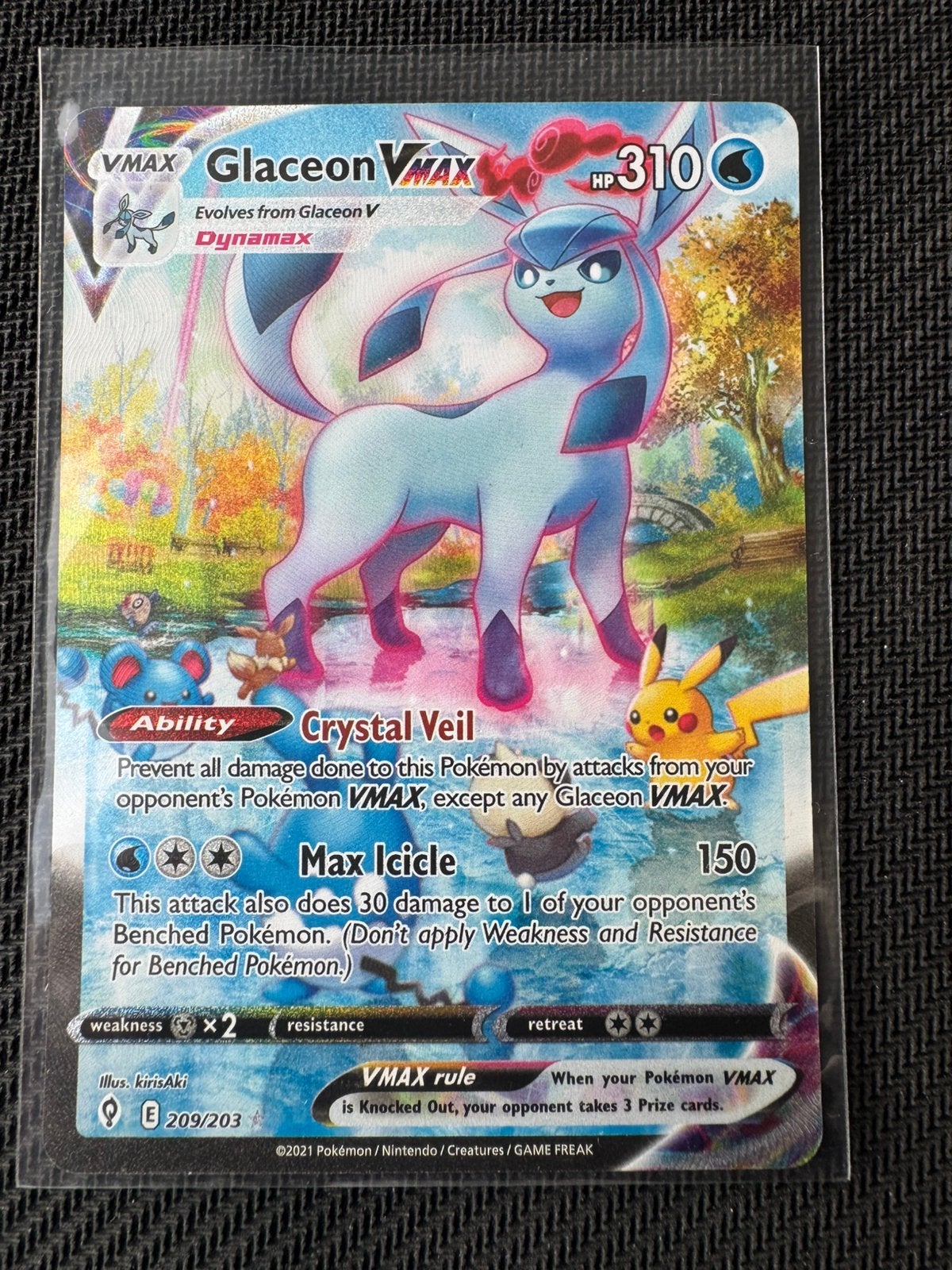 Glaceon v max 209/203, Ophalen, Zo goed als nieuw