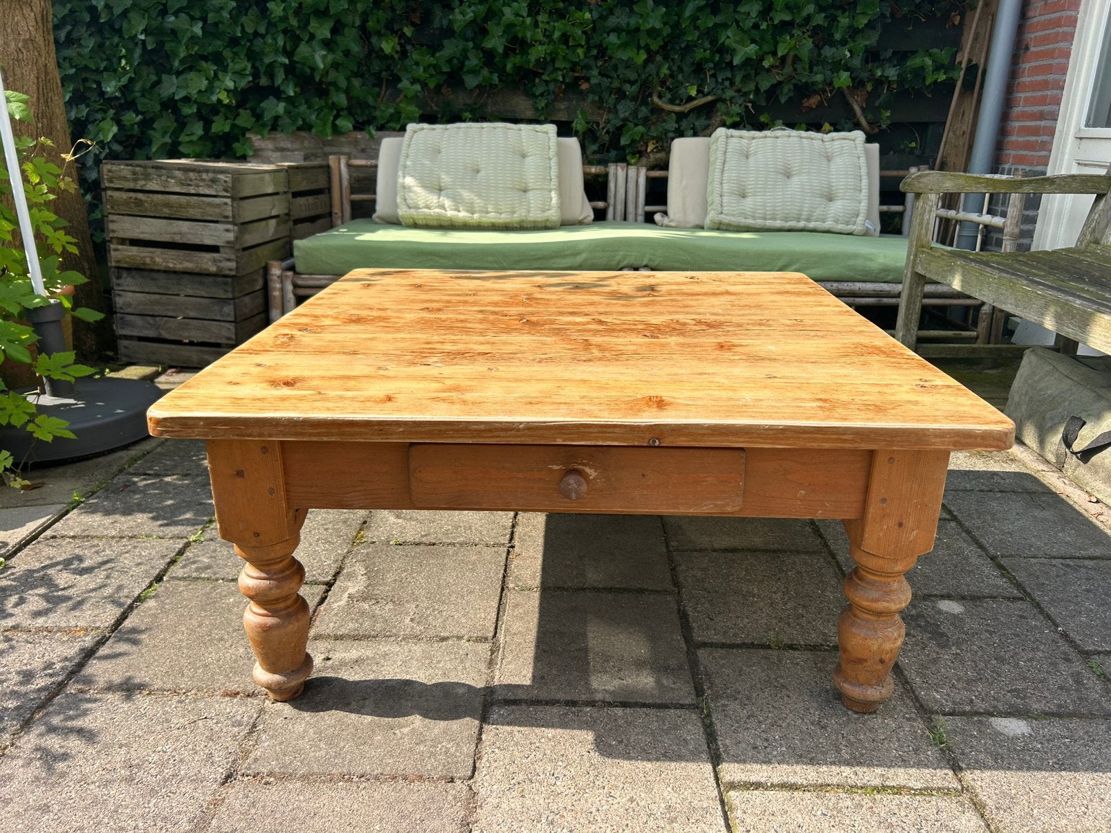 Grenen tafel, Ophalen, Zo goed als nieuw, Rechthoekig, Hout
