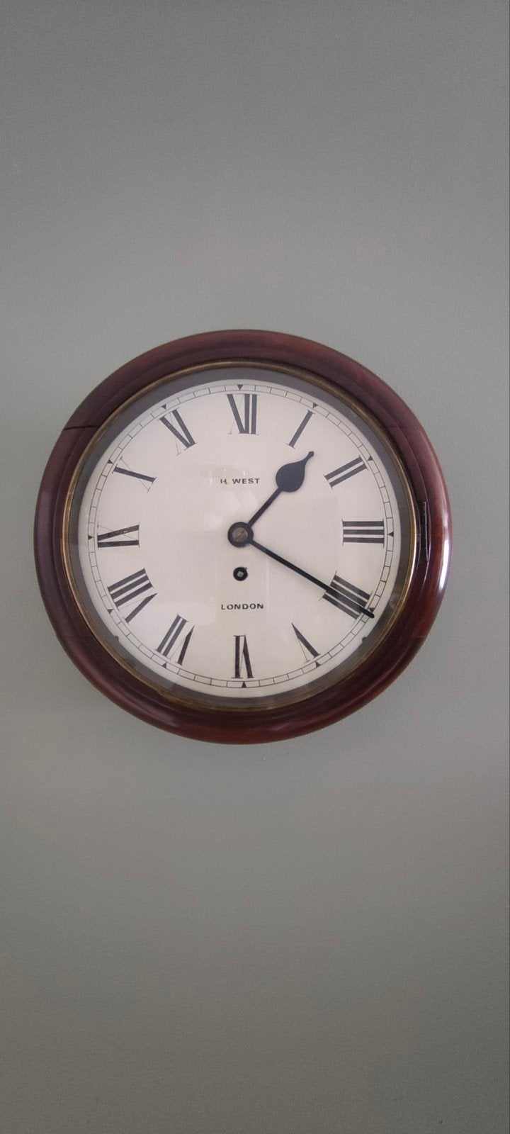 antieke engelse pubclock snek uurwerk, Antiek en Kunst, Antiek | Klokken, Ophalen
