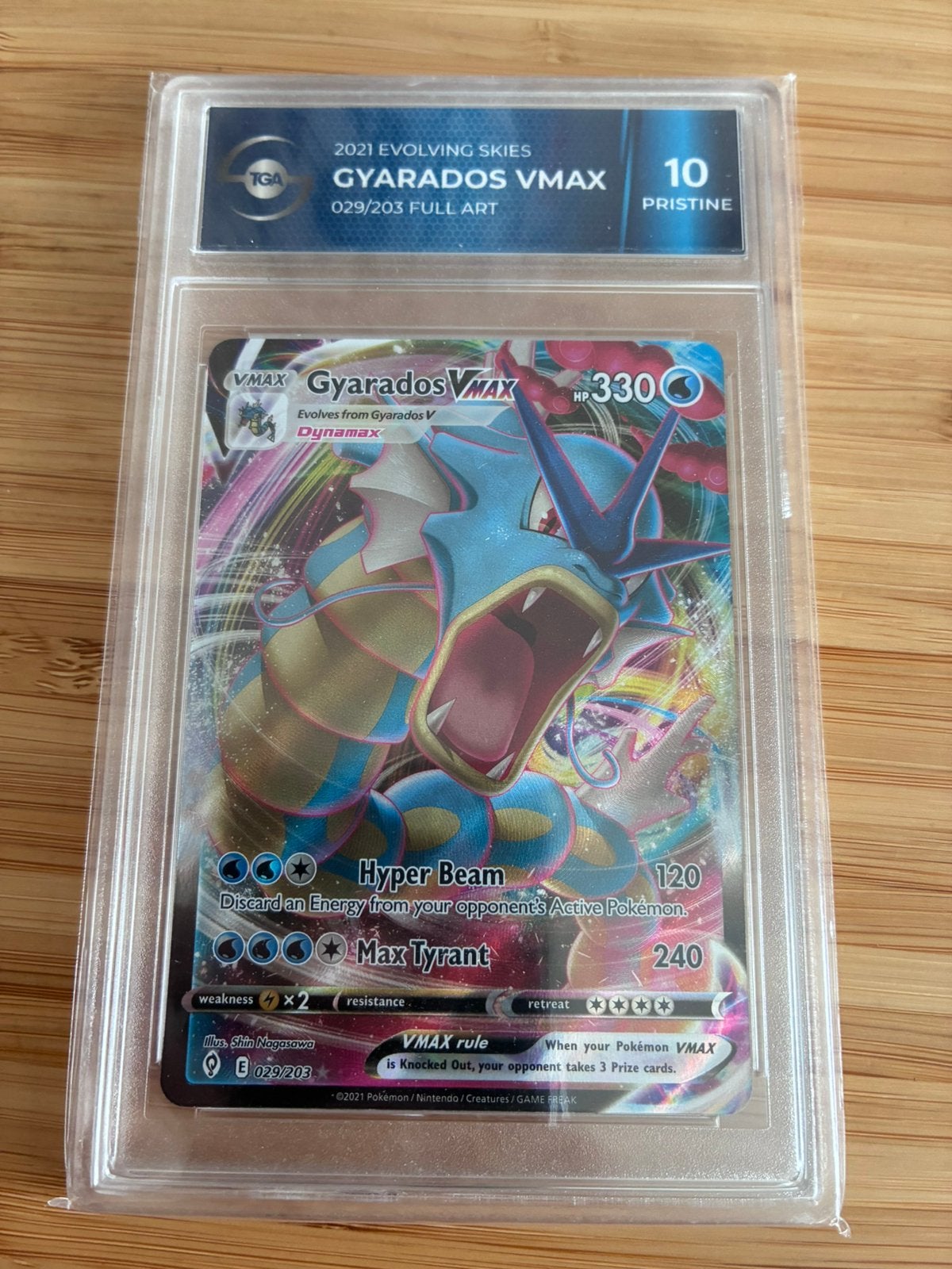 gyarados vmax 029/203 TGA10!, Ophalen, Zo goed als nieuw