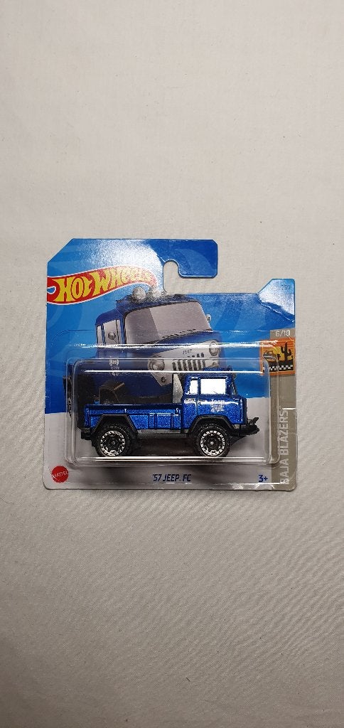 Hot Wheels 57 JEEP FC blauw, Ophalen of Verzenden, Nieuw, Auto