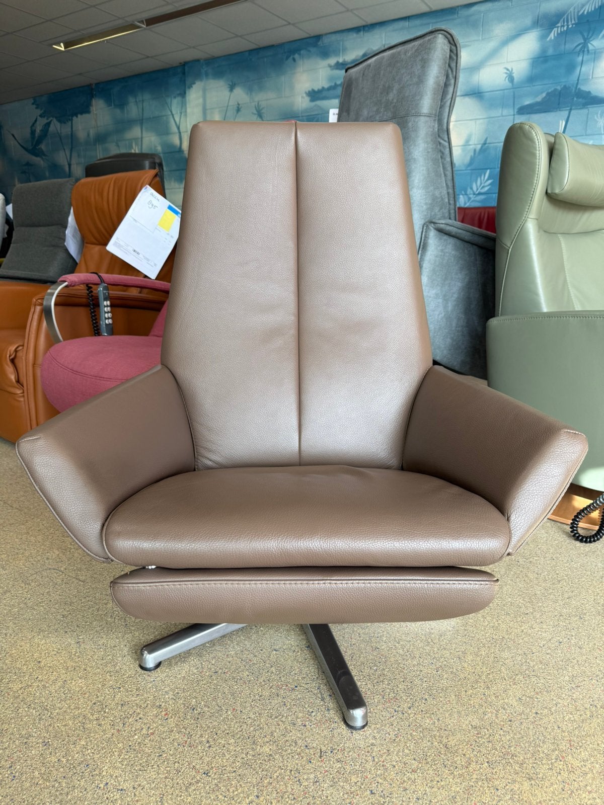Gealux Twist relax fauteuil relaxstoel gratis bezorgd, Ophalen of Verzenden, Zo goed als nieuw, Leer, Ruim 100 modellen in alle kleuren en maten