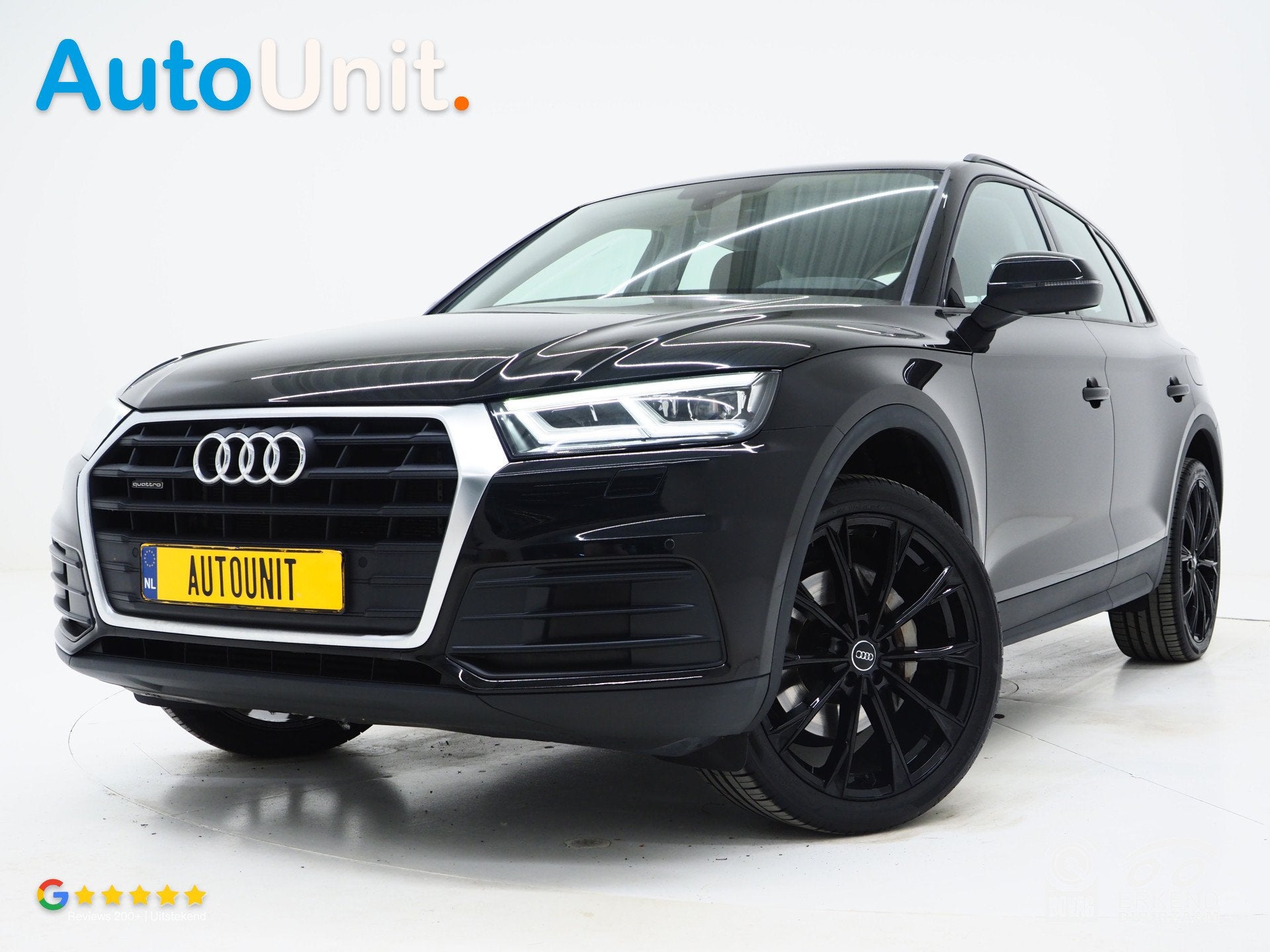 Audi Q5 50 TFSI e quattro 299PK | Leder | Stoelverarming | P, Automaat, 2005 kg, Gebruikt, Zwart